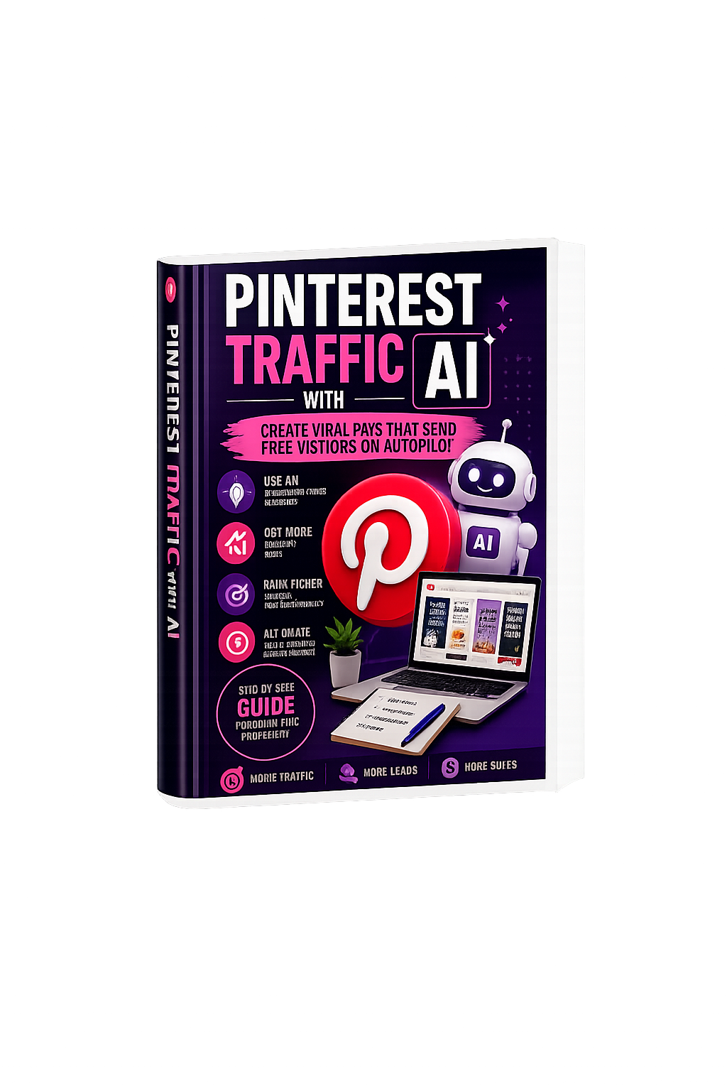 Pinterest Traffic Mastery with AI: The Ultimate Guide to Creating Viral Pins, Driving Free Traffic & Growing Your Business on Autopilot