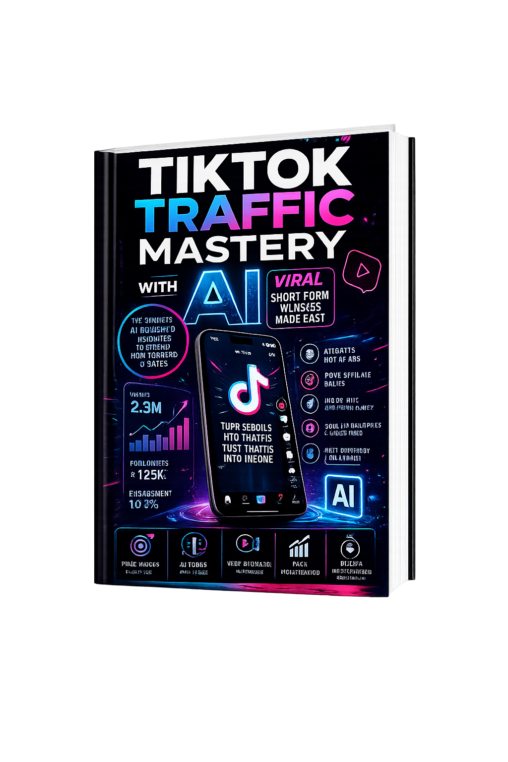 TikTok Traffic Mastery with AI The Ultimate Guide to Creating Viral TikTok Content, Growing Your Audience & Turning Views into Sales with Artificial Intelligence