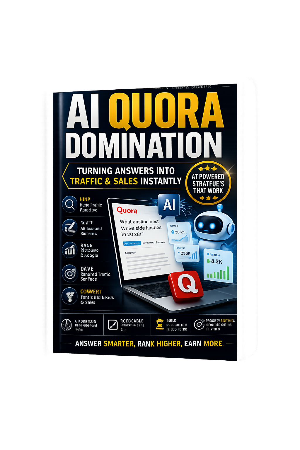 AI Quora Domination: The Ultimate Blueprint to Generate Evergreen Traffic, Build Authority & Turn AI-Powered Answers into Passive Sales