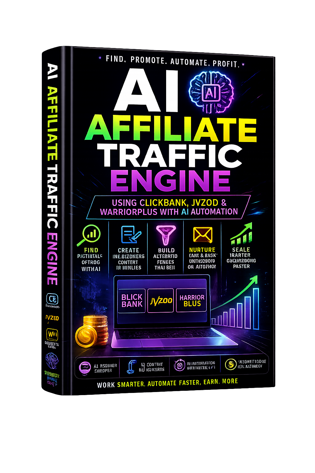 AI Affiliate Traffic Engine The Ultimate Guide to Building Automated Affiliate Income with ClickBank, JVZoo & WarriorPlus Using Artificial Intelligence